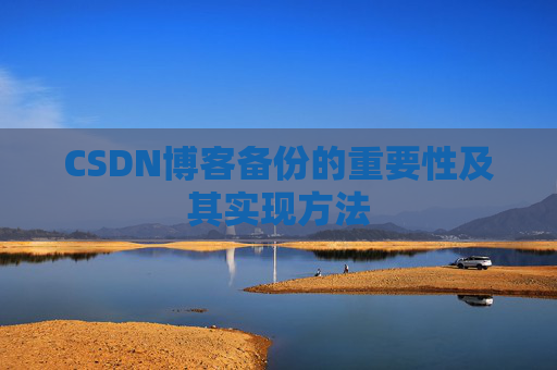 CSDN博客备份的重要性及其实现方法
